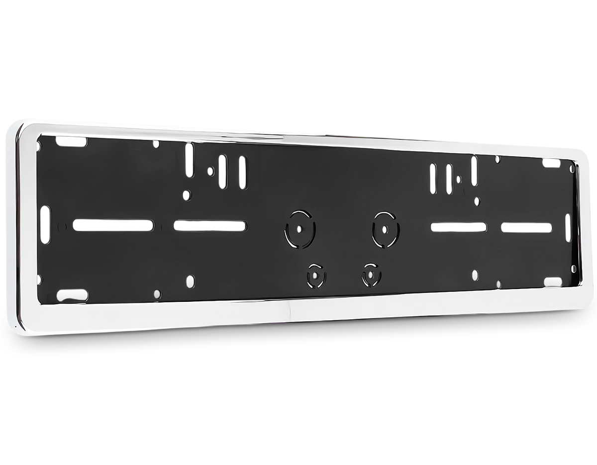 2xRAMKI POD TABLICĘ REJESTRACYJNĄ GALWANIZOWANE KOMPLET RAMEK DO TABLIC