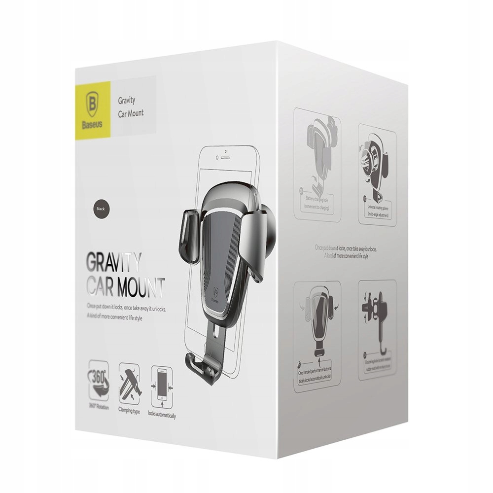 UCHWYT NA TELEFON MAŁY BASEUS W KRATKĘ