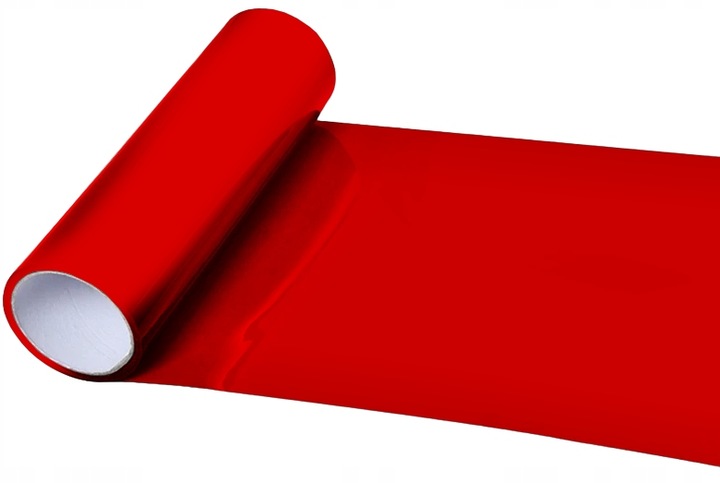 FOLIA DO LAMP CZERWONA 2 METRY + ZESTAW XXL