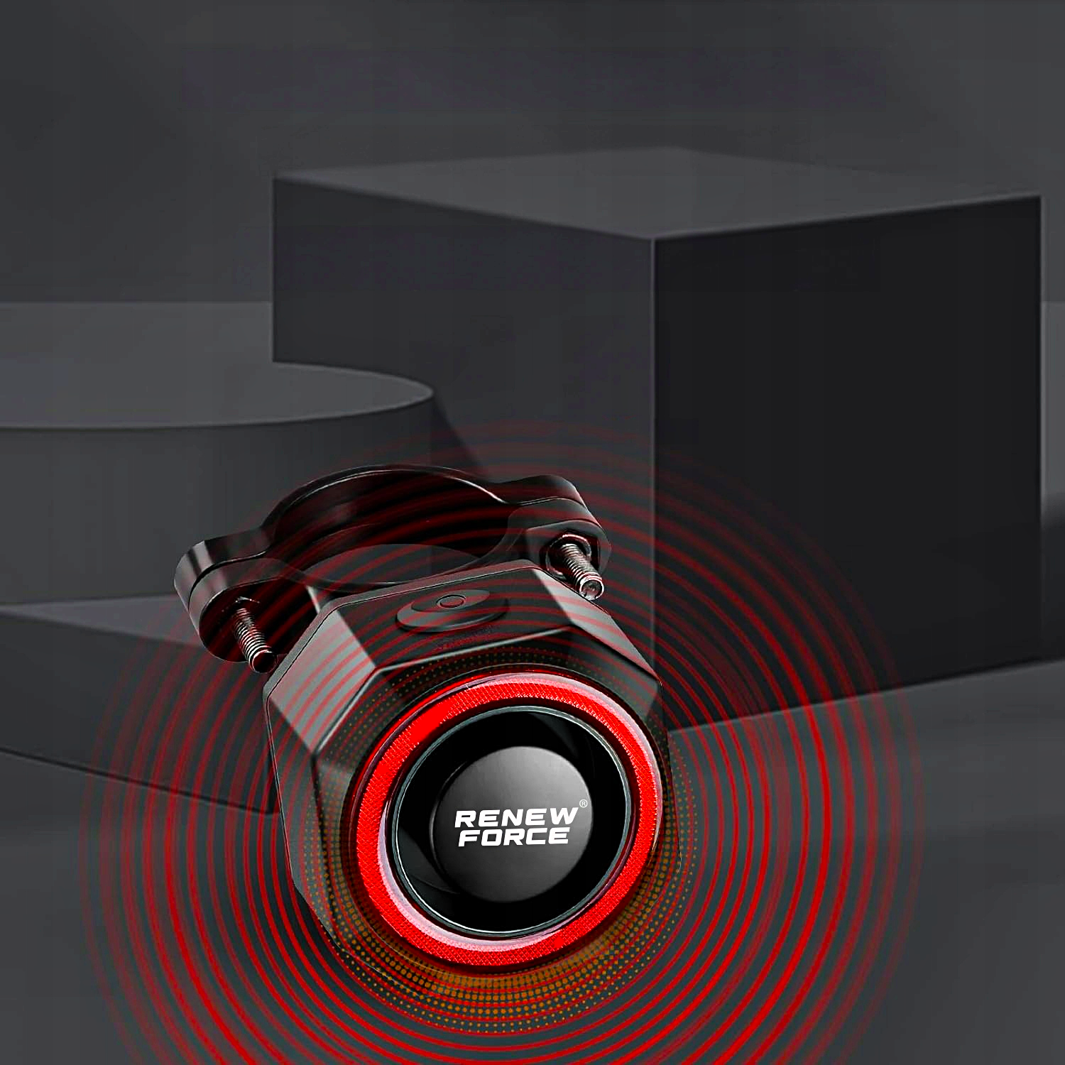 Bezprzewodowy Alarm Rowerowy Lampka Tylna Tył Rowerowa GŁOŚNY + PILOT 110dB