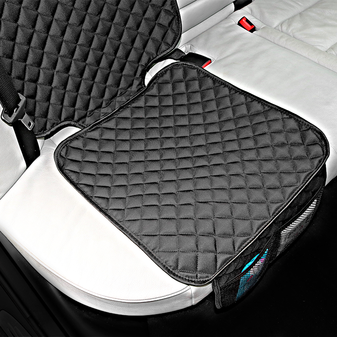 MATA OCHRONNA POD FOTELIK SAMOCHODOWY OSŁONA NA TYŁ FOTELA Z KIESZENIĄ PIK