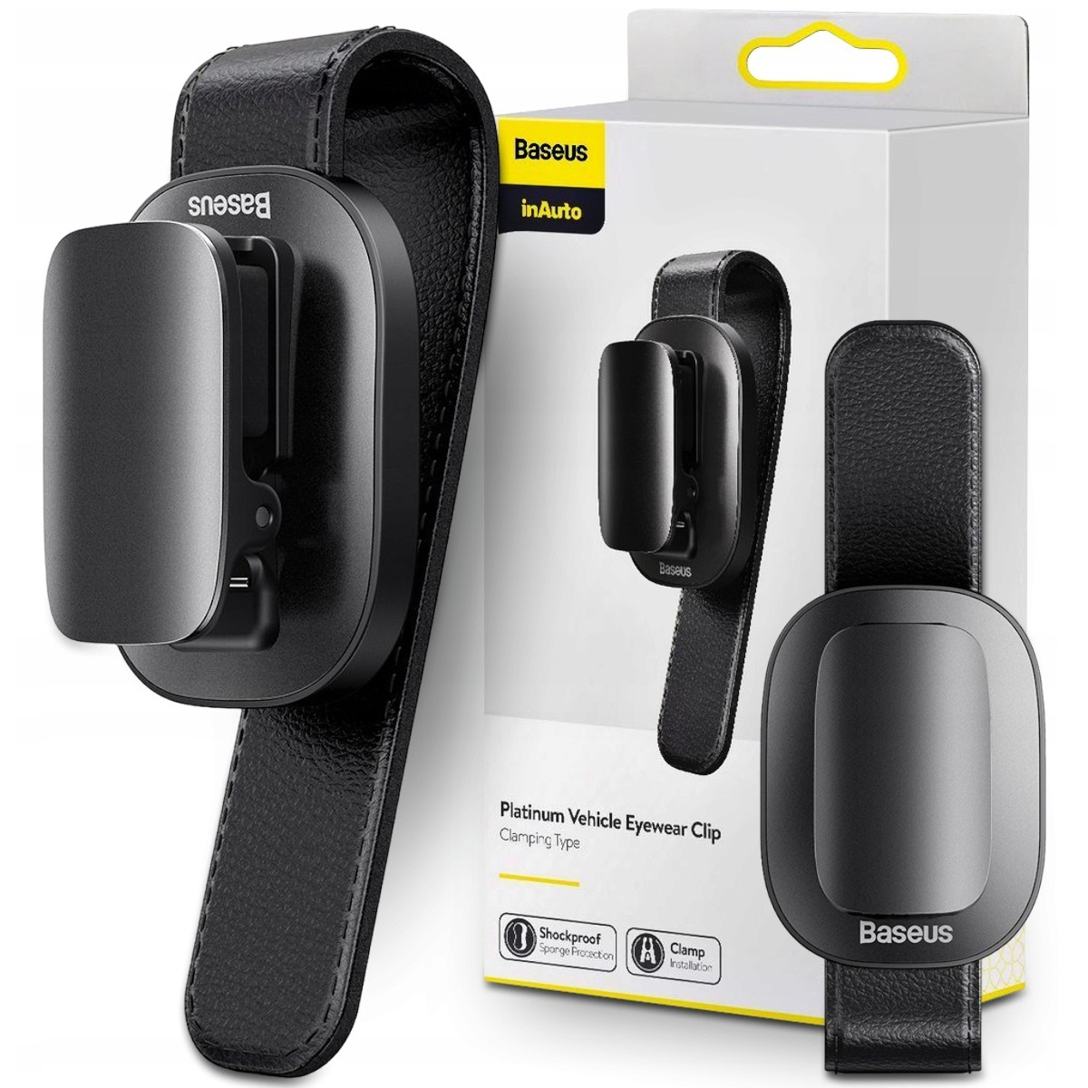 Uchwyt samochodowy Baseus do okularów na klips