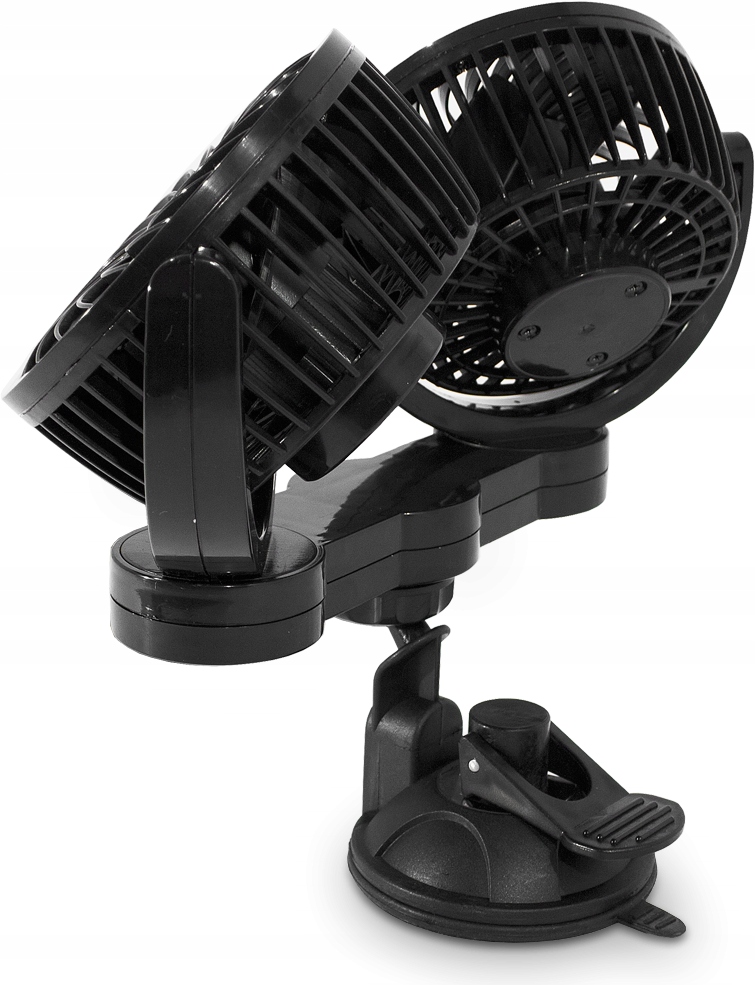 Wiatrak Samochodowy Turbo 24V Podwójny Wentylator Do Gniazda Zapalniczki