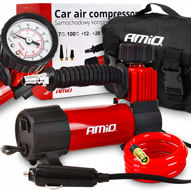KOMPRESOR SAMOCHODOWY POMPKA POD ZAPALNICZKĘ 12V