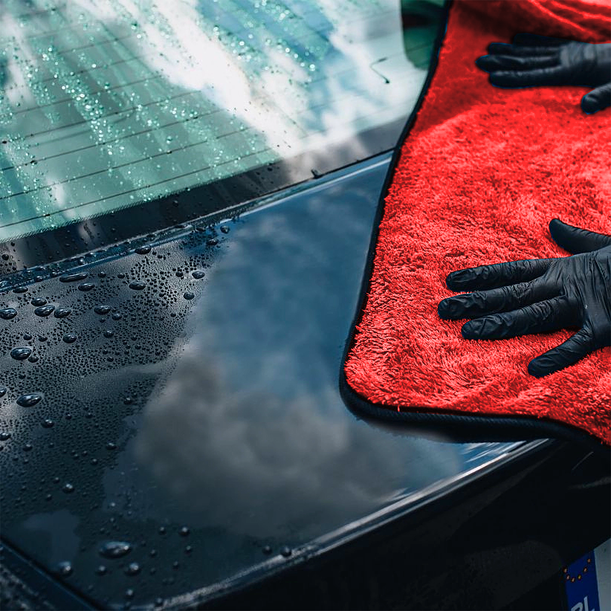 3x RĘCZNIK Z MIKROFIBRY DO OSUSZANIA SAMOCHODU 90x60 XXL ULTRA CHŁONNY