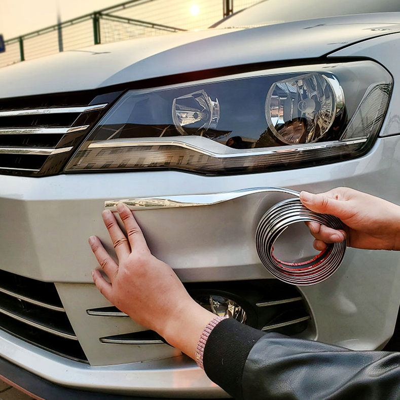 LISTWY LISTWA BOCZNA CHROM OZDOBNA 17mmx5m