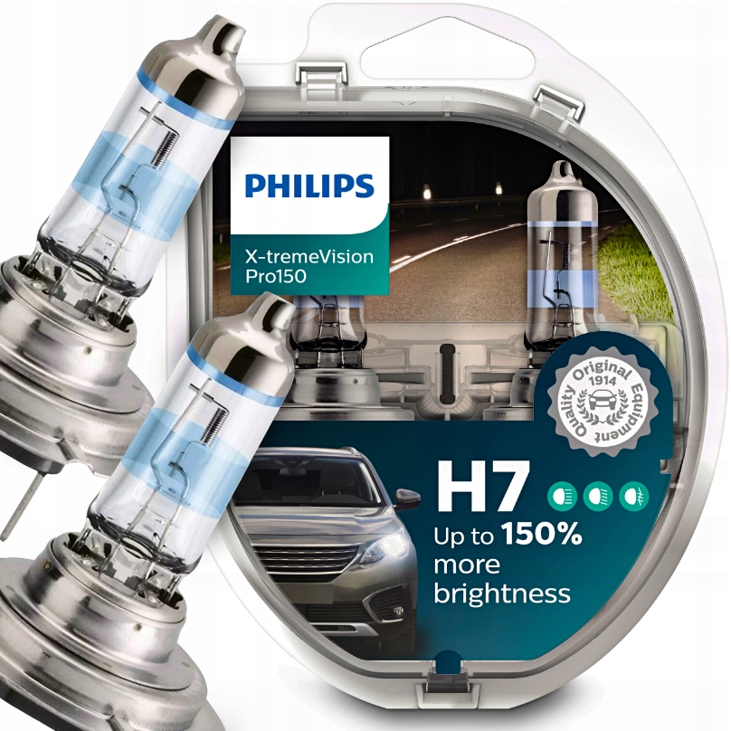 ŻARÓWKI PHILIPS H7 X-TERME VISION PRO150