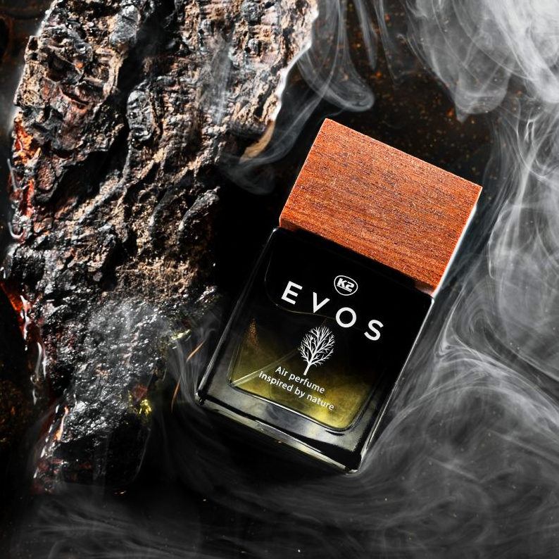 K2 EVOS SAMURAI FLAKON 50ML PERFUMY DO SAMOCHODU AUTA ZAPACH ATOMIZER