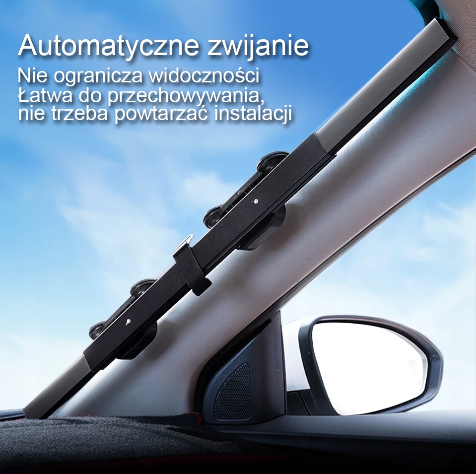 Roleta Żaluzja Przeciwsłoneczna Harmonijka 150x65