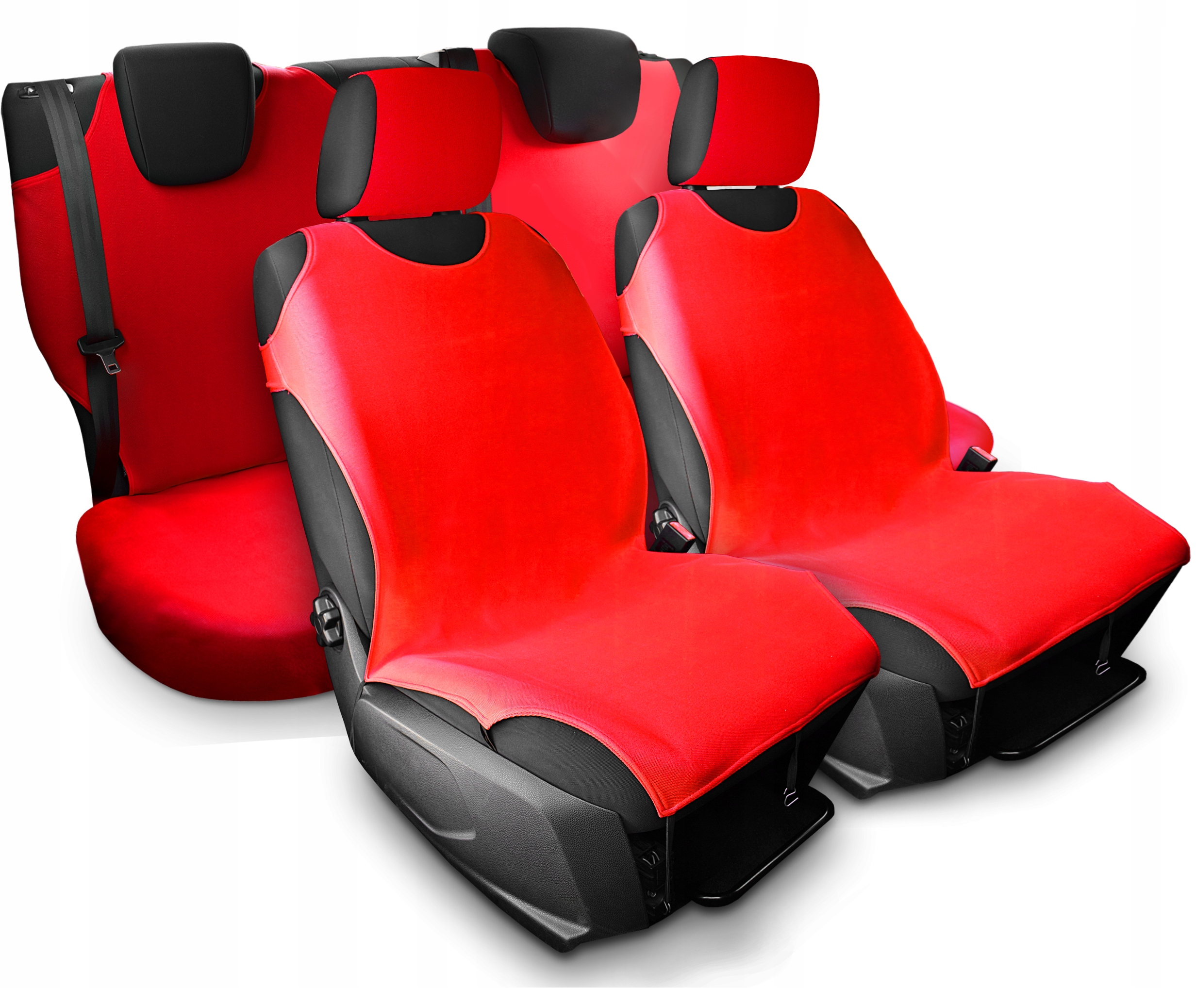 KOSZULKI POKROWCE SAMOCHODOWE TYŁ PRZÓD 7 KOLORÓW