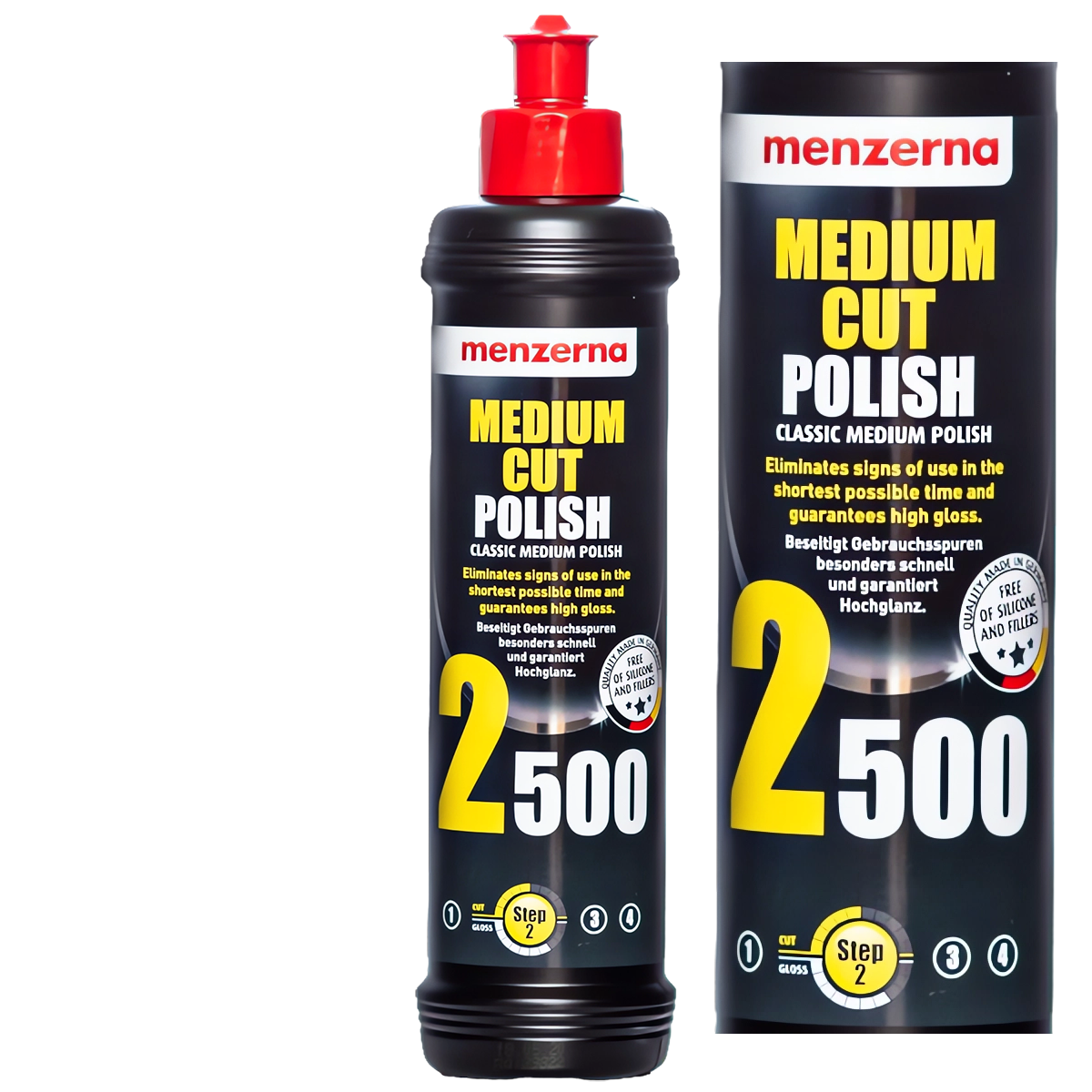 Pasta Polerska Menzerna 3szt + Wosk SW + Gąbki Pady Do Polerowania Pasty