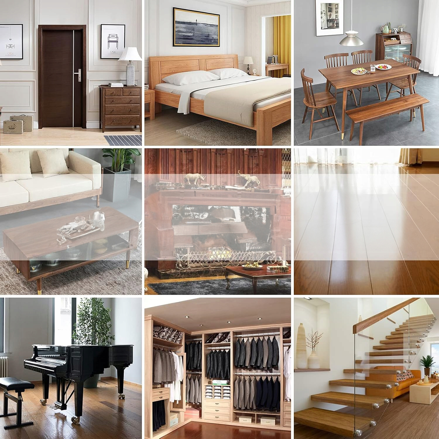 Zestaw DO NAPRAWY PANELI mebli markery WOSK NAPRAWCZY drzwi drewna RYS 42el