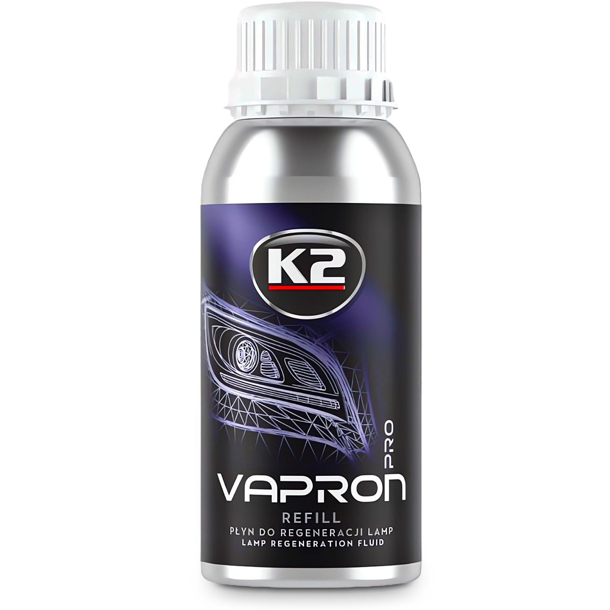 K2 VAPRON REFILL 600ml Płyn Do Regeneracji Lamp Magiczny Czajniczek