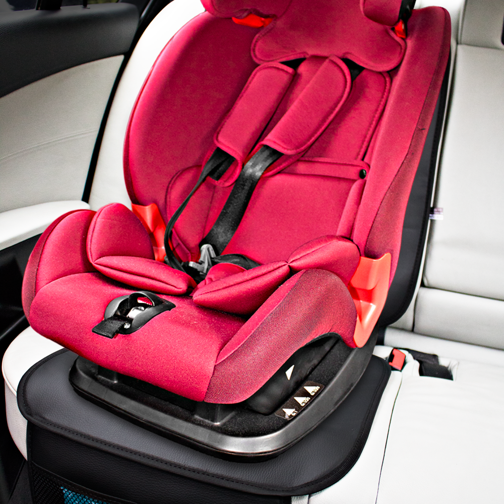 Mata Pod Fotelik Ochronna Osłona Na Tył Tyłu Kieszeń Fotela Siedzenia Skóra