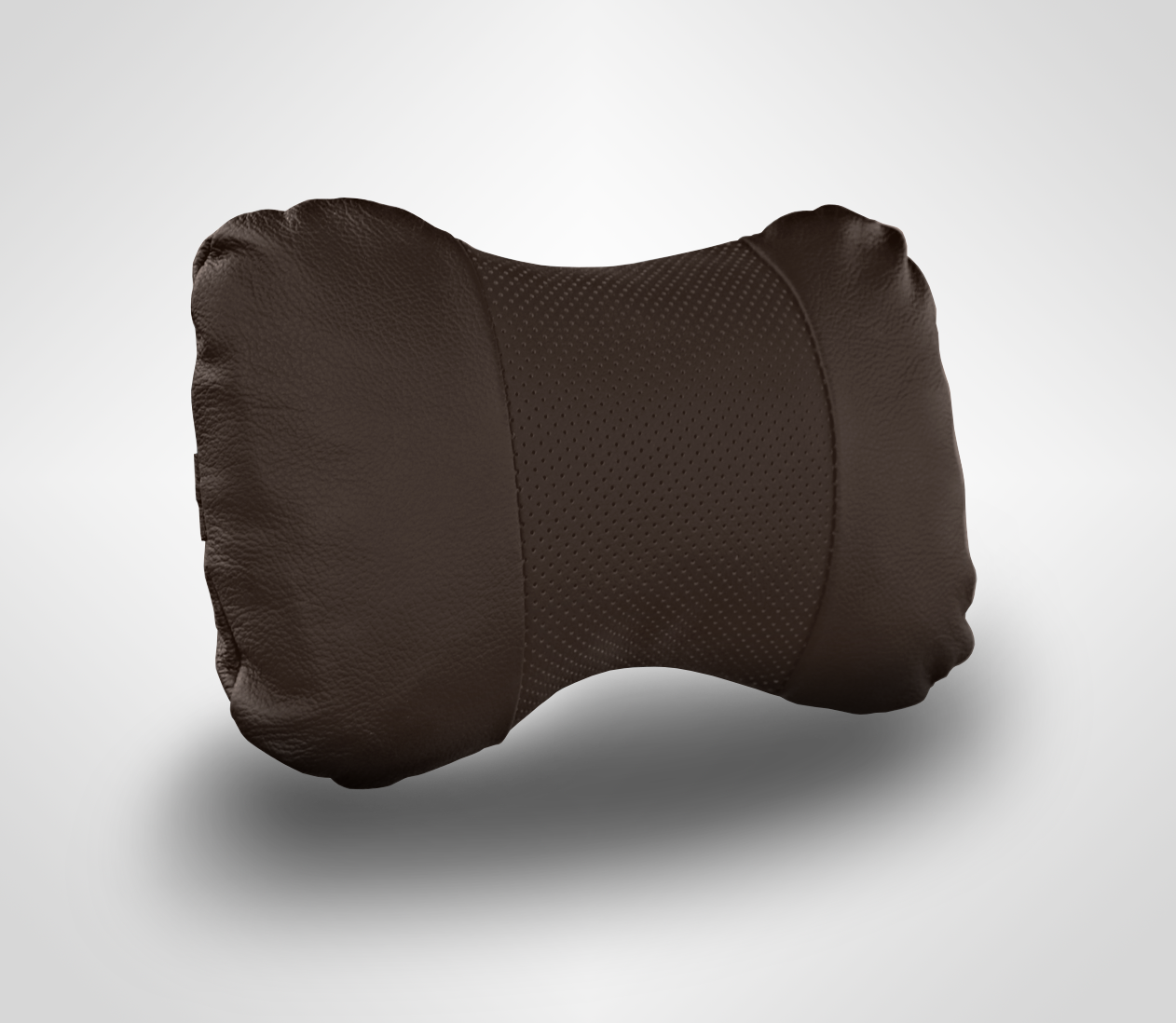 PODUSZKA NA ZAGŁÓWEK BRĄZOWA PERFOROWANA