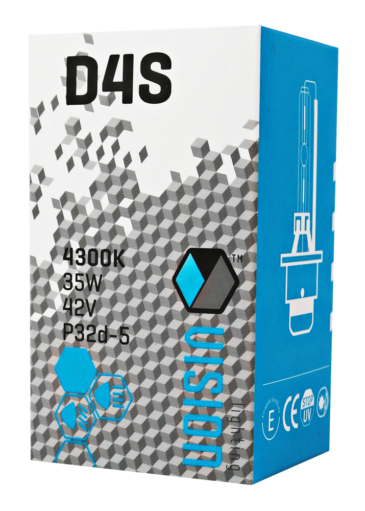 D4S Vision 4300K Żarnik Palnik Xenon Żarniki Mocne Światło 35W
