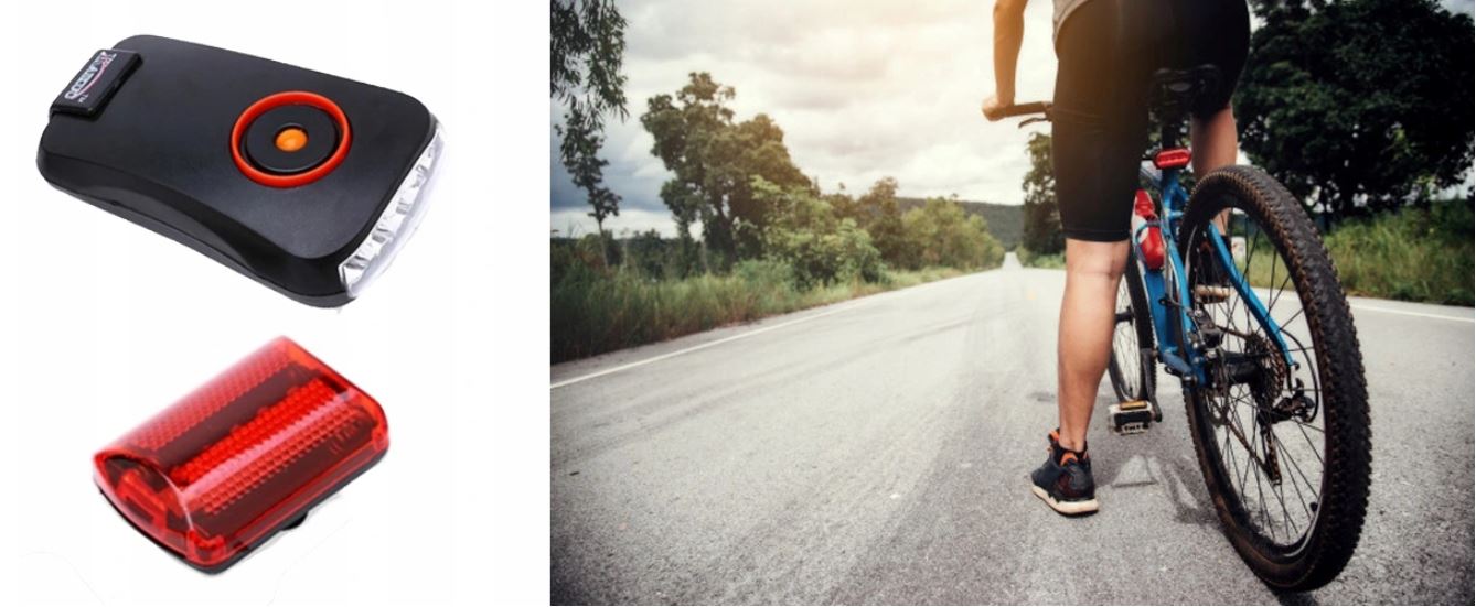 Lampki Rowerowe TYŁ PRZÓD