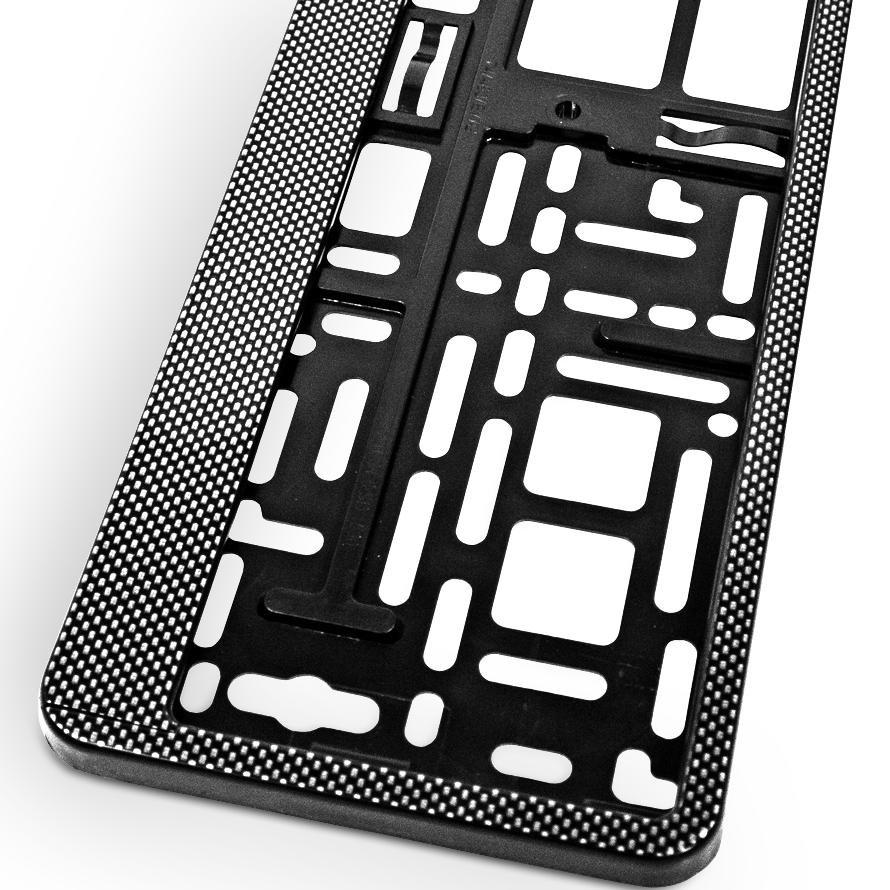 RAMKA RAMKI POD TABLICE REJESTRACYJNE CARBON DO TABLICY REJESTRACYJNEJ FOLIOWANA