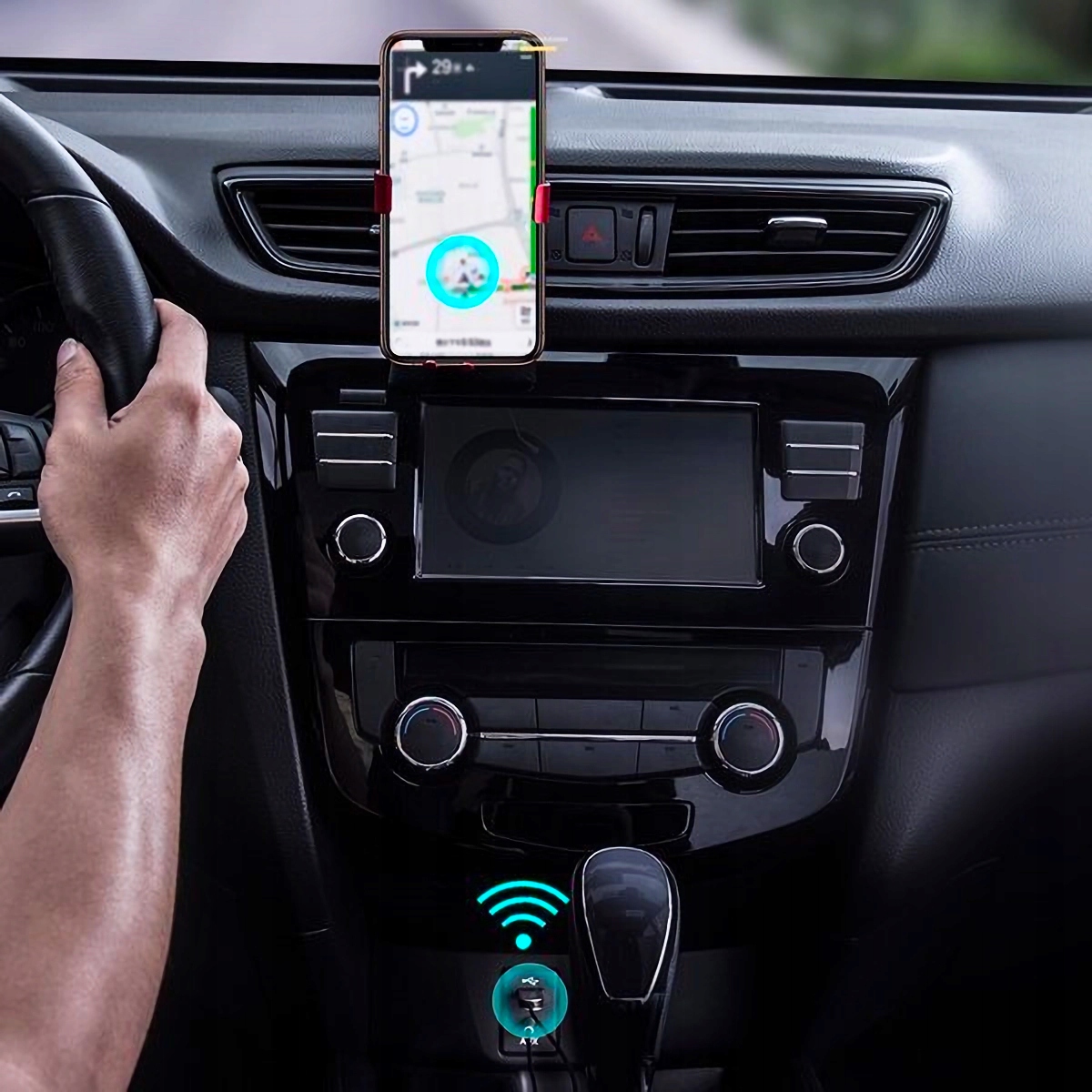 Baseus Transmiter Odbiornik Bluetooth Adapter AUX