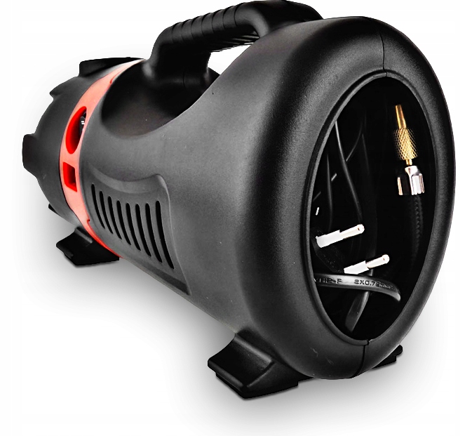 KOMPRESOR SAMOCHODOWY 12V + 230V SPRĘŻARKA DO KÓŁ