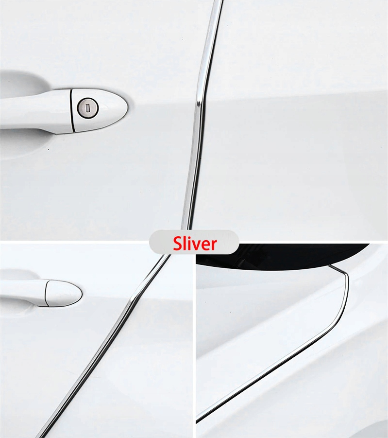 KEDRA LISTWA RANTOWA OZDOBNA Z KLEJEM CHROM 15 m