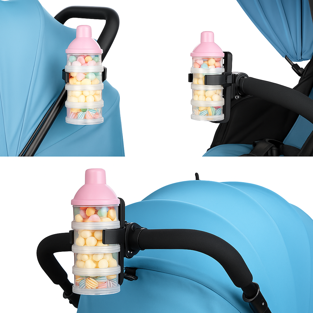 UCHWYT NA BIDON KOSZYK UNIWERSALNY NA KIEROWNICĘ ROWER MOCOWANIE NA BUTELKĘ