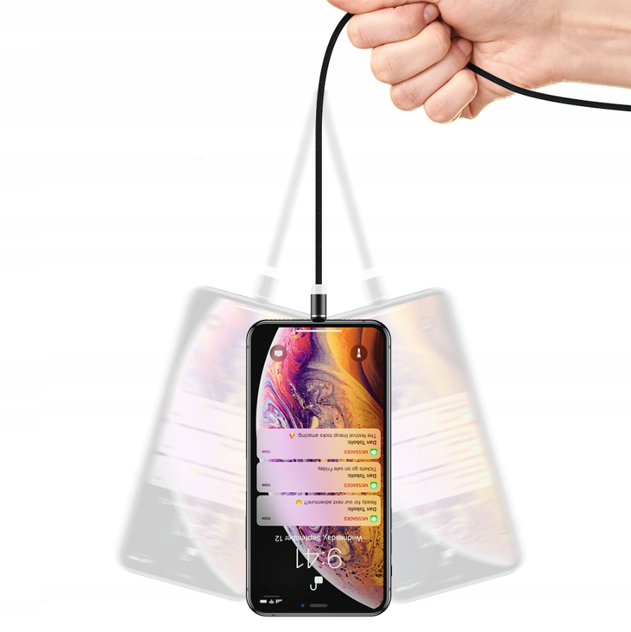 KABEL MAGNETYCZNY 3w1 MICRO TYP-C do IPHONE USB-C
