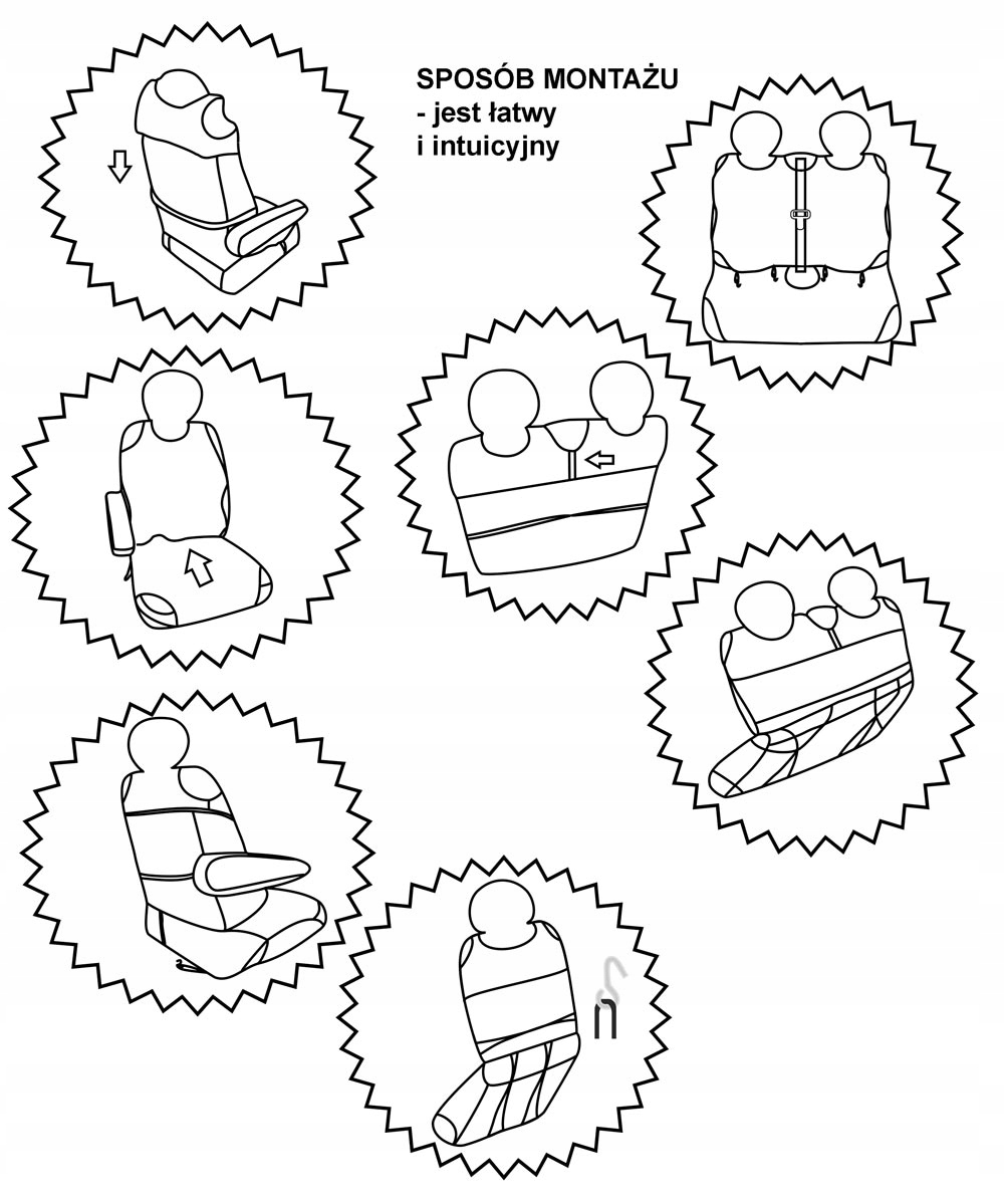 KOSZULKI POKROWCE SAMOCHODOWE 2+1 DUCATO JUMPER