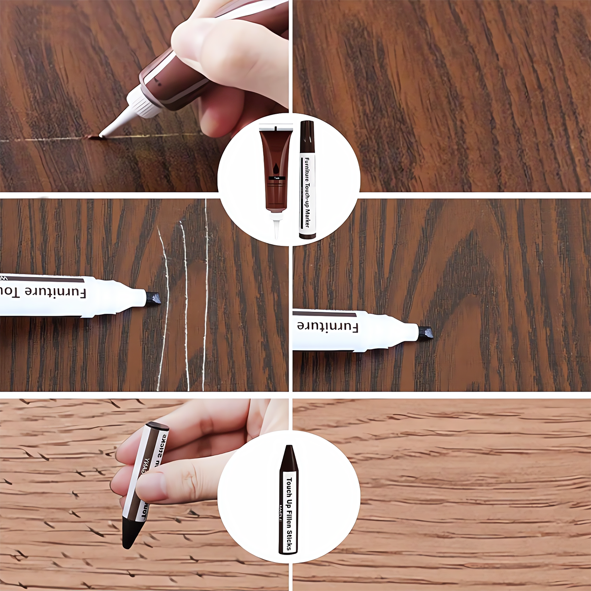 MEGA DUŻY ZESTAW NAPRAWCZY DO PANELI MEBLI NAPRAWY RYS DREWNA DRZWI OKIEN