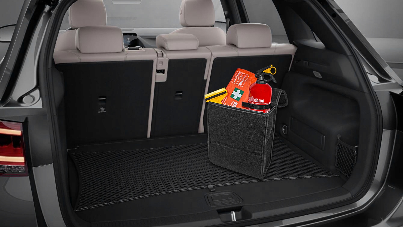 TORBA DO BAGAŻNIKA ORGANIZER KUFEREK STABILNA CZARNA NA NARZĘDZIA DROBIAZGI