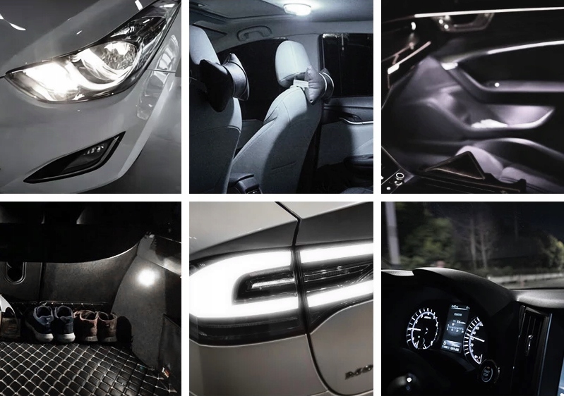 ŻARÓWKA ŻARÓWKI POSTOJOWE W5W T10 LED STANDARD CLEAR BIAŁE