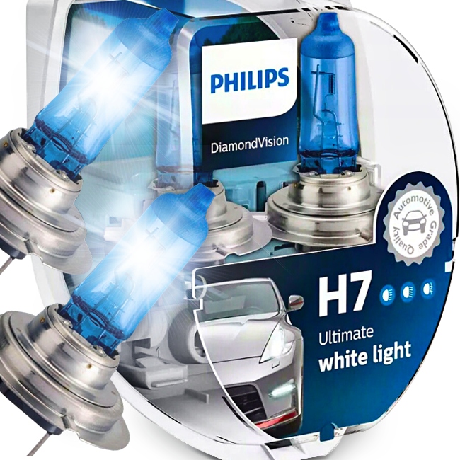 ŻARÓWKI PHILIPS H7 DIAMOND VISION 5000K