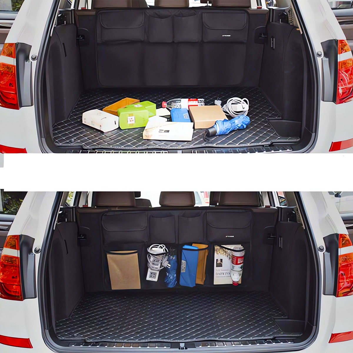 ORGANIZER SAMOCHODOWY NA TYŁ Z KIESZENIAMI