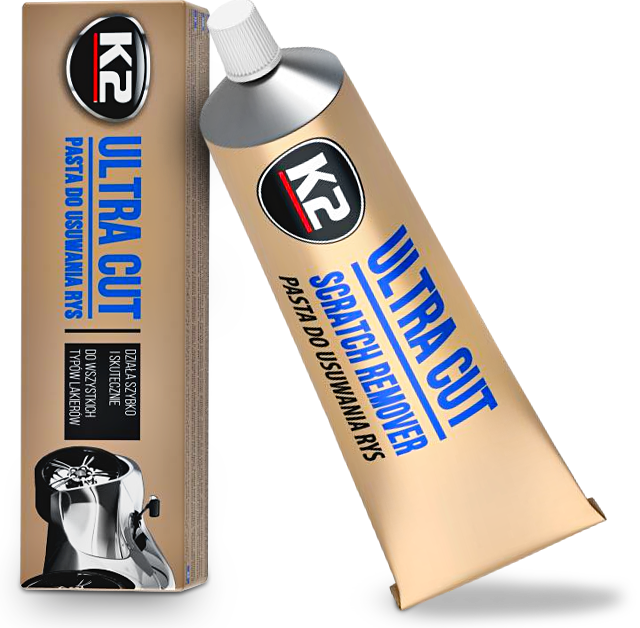 K2 Zestaw Do Usuwania Rys Zarysowań Lakieru Pasta Ultra Cut 4x Mikrofibra