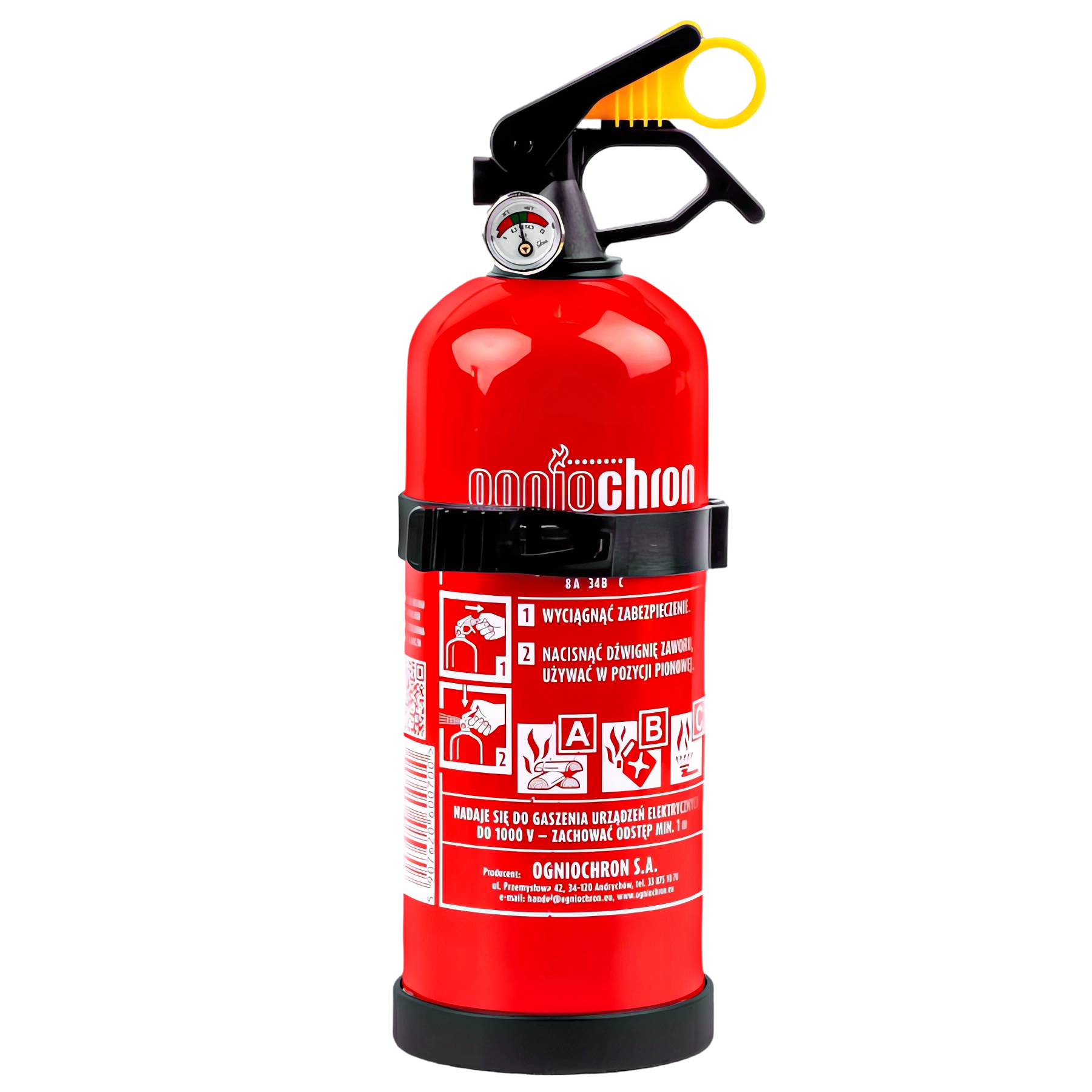 ZESTAW GAŚNICA 1KG MANOMETR APTECZKA AS6 KAMIZELKA TRÓJKĄT TORBA ORGAZNIER