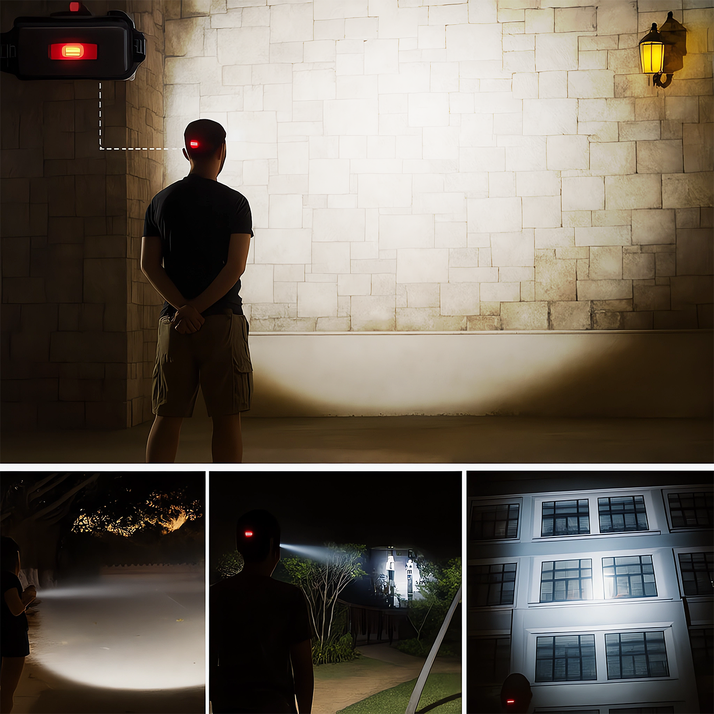 LATARKA CZOŁOWA 3 LED CREE XM-L T16