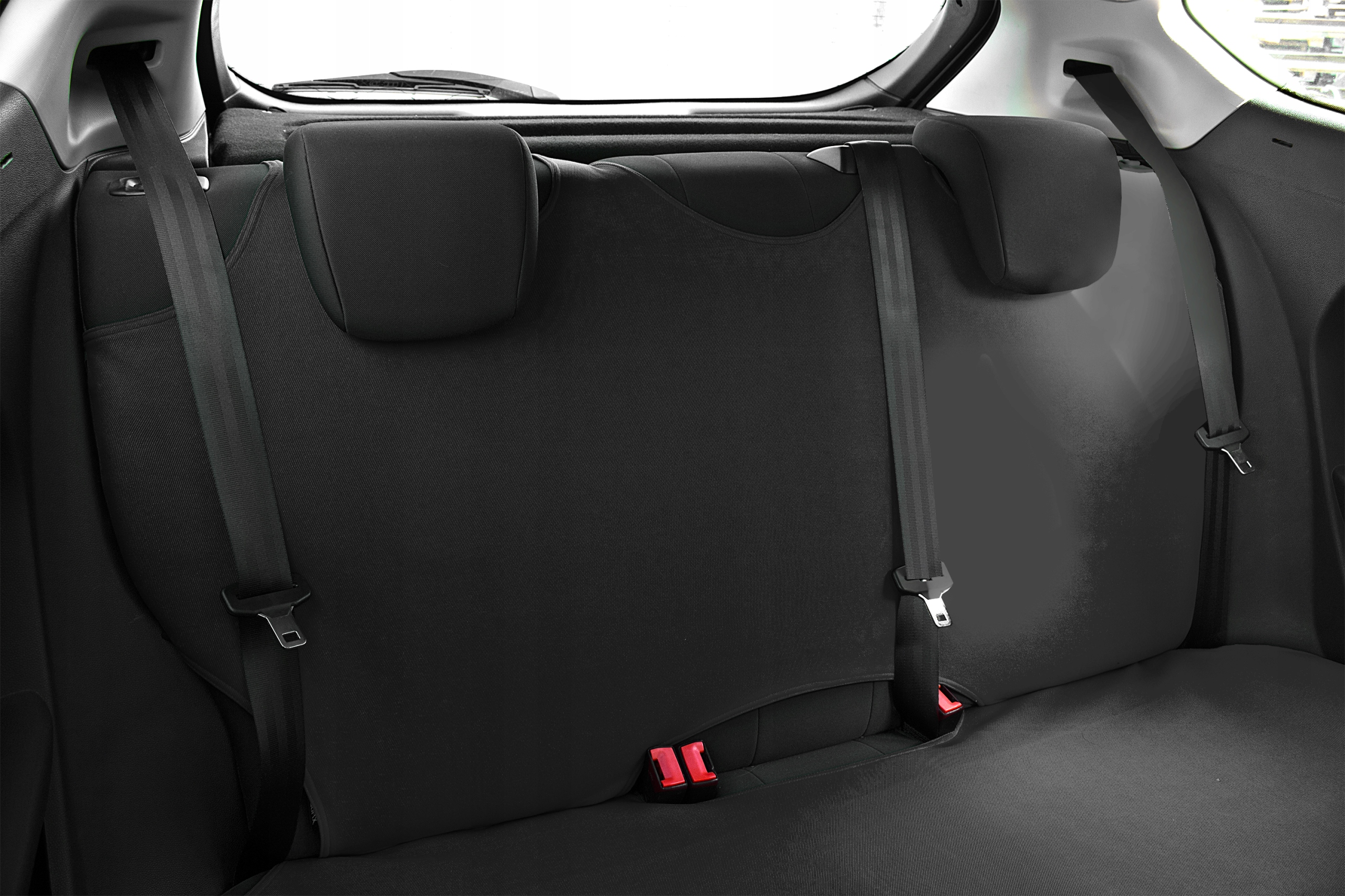 KOSZULKI POKROWCE SAMOCHODOWE TYŁ PRZÓD GRAFIT