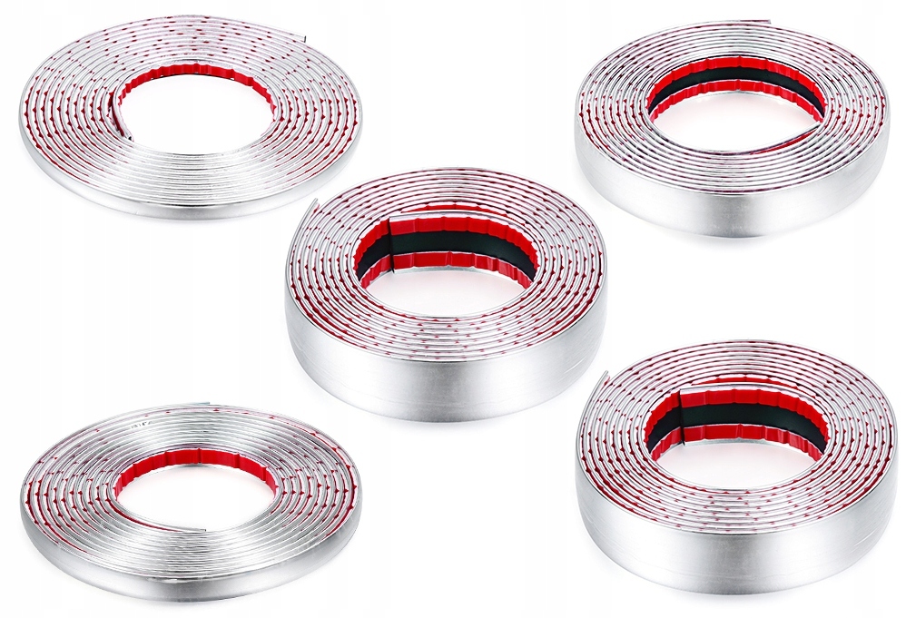 LISTWY LISTWA BOCZNA CHROM OZDOBNA 17mmx5m