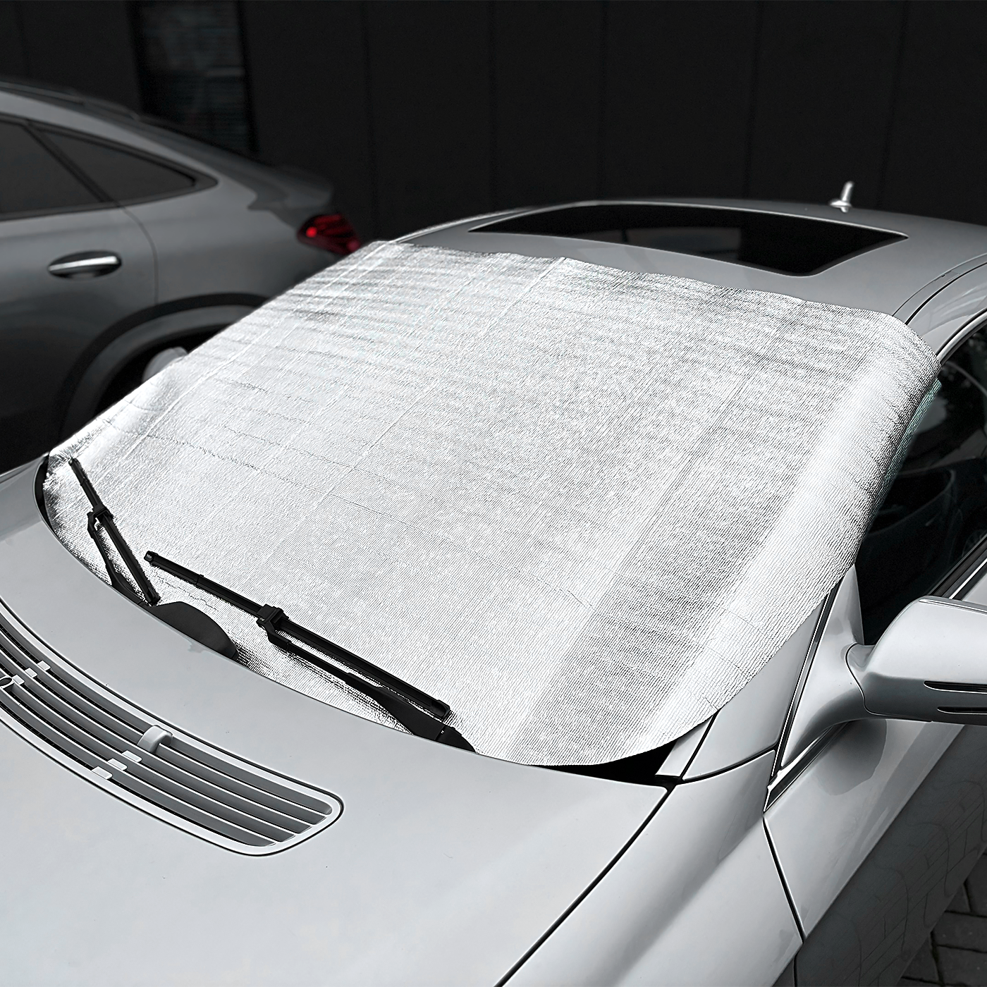 OSŁONA MATA ANTYSZRONOWA 100x200 SKROBACZKA DO SZYB LODU ODMRAŻACZ K2