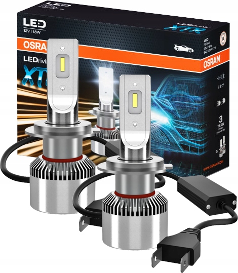 Osram Żarówki samochodowe Led H7 XTR 6000K BIAŁE