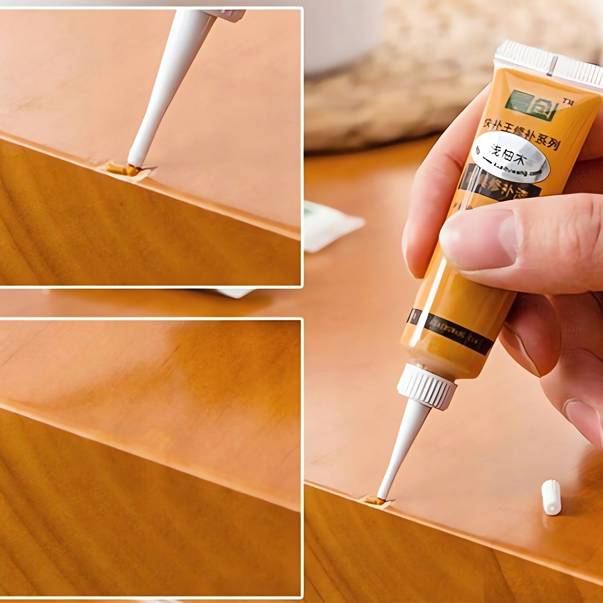 MEGA DUŻY ZESTAW NAPRAWCZY DO PANELI MEBLI NAPRAWY RYS DREWNA DRZWI OKIEN