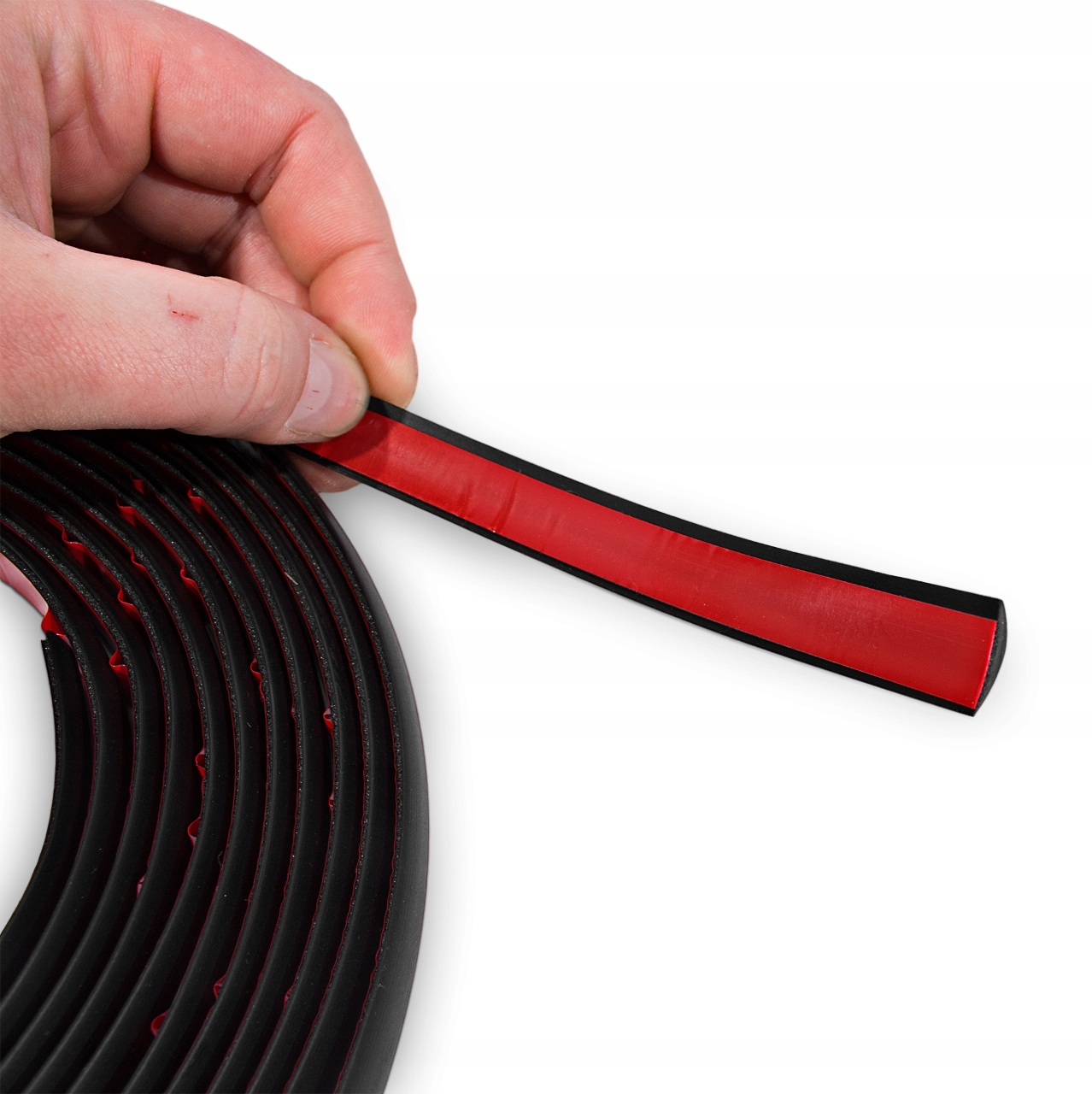 LISTWA BOCZNA SAMOPRZYLEPNA OZDOBNA CZARNA 12MM