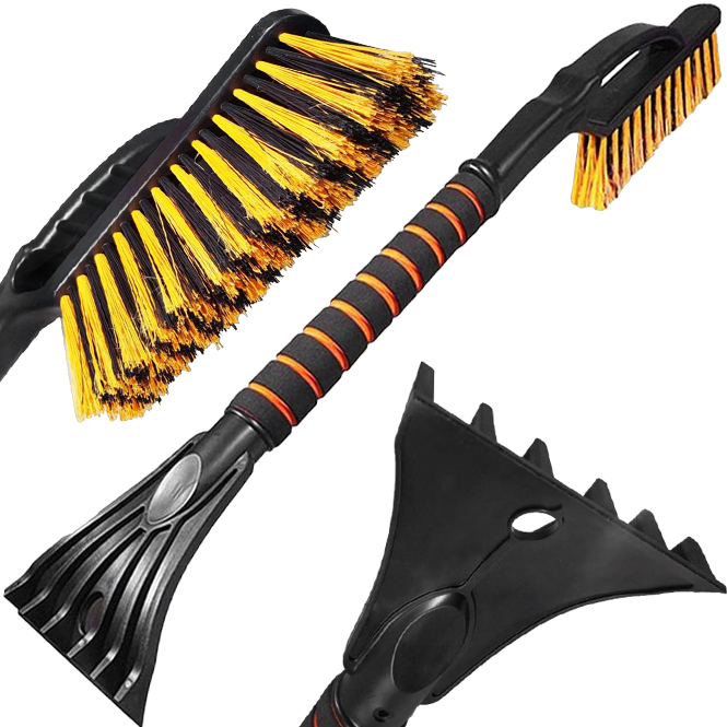 Osłona Mata Na Szybę Alu Antyszronowa 100x250cm + Szczotko Skrobaczka 65cm