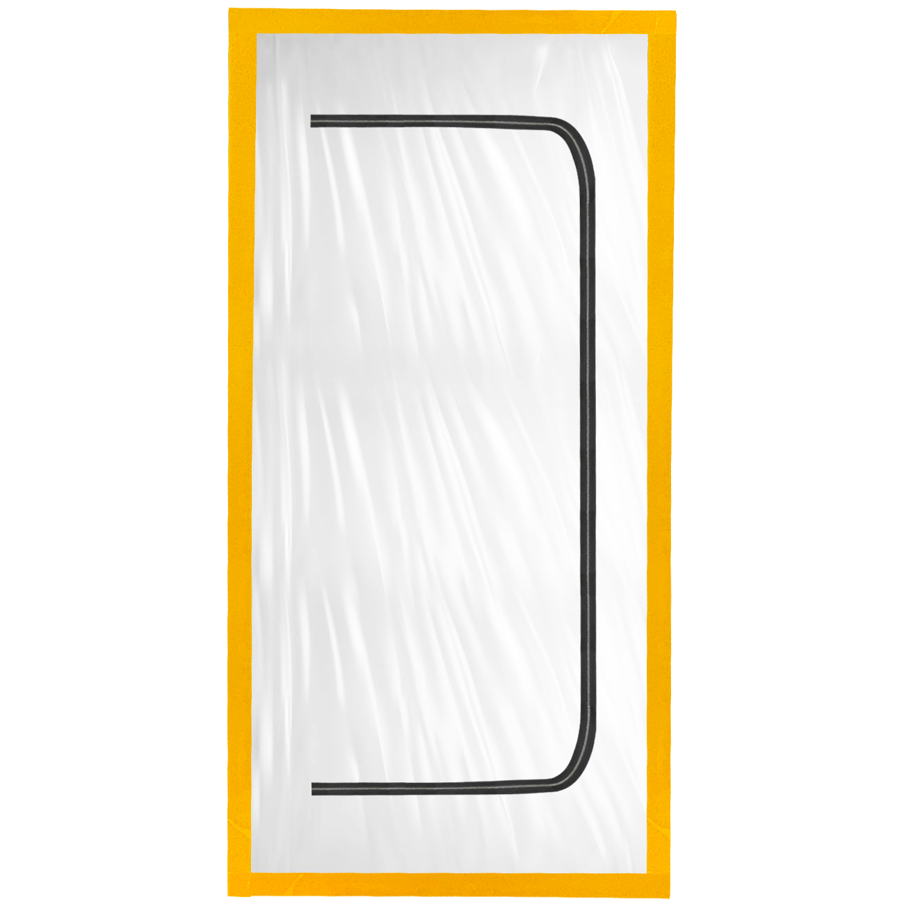 DRZWI REMONTOWE BUDOWLANE KURTYNA PRZECIWPYŁOWA Z ZAMKIEM FOLIA REMONT