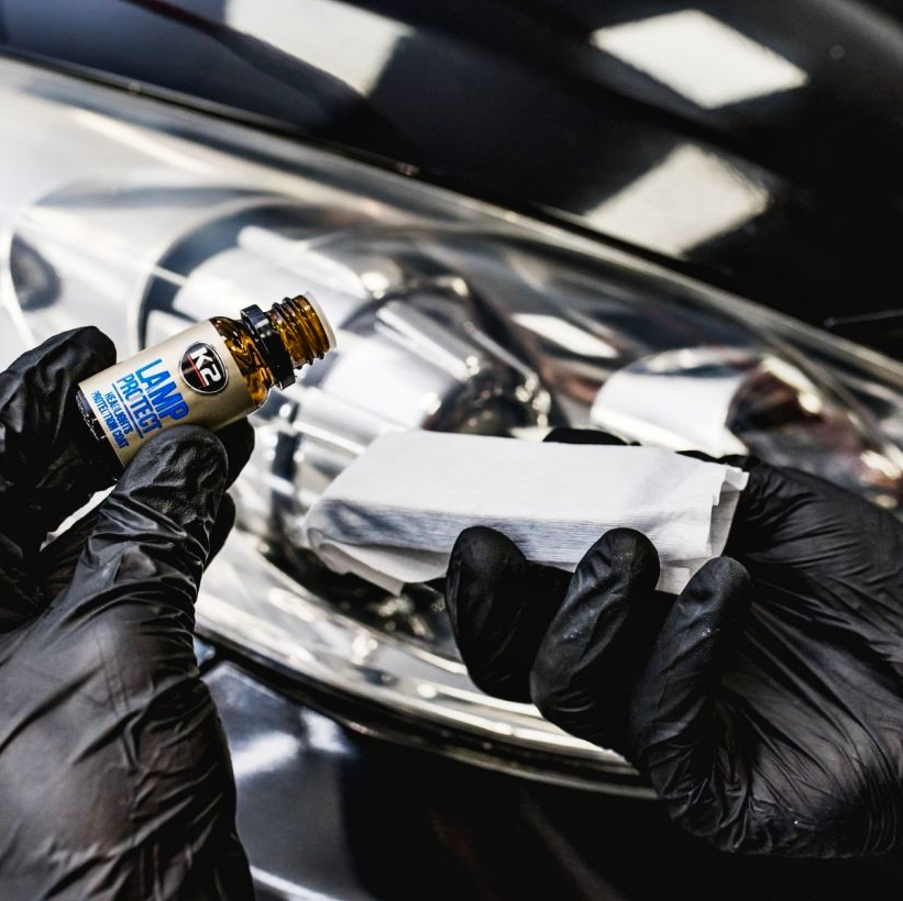 K2 ZESTAW LAMP DOCTOR PASTA DO LAMP + PAD GĄBKA POLEROWANIE REGENERACJA APLI