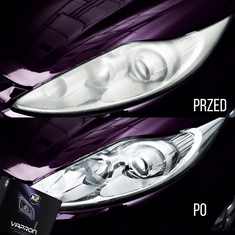K2 VAPRON CZAJNICZEK DO REGENERACJI LAMP POLEROWANIA LAMP PROTECT POWŁOKA