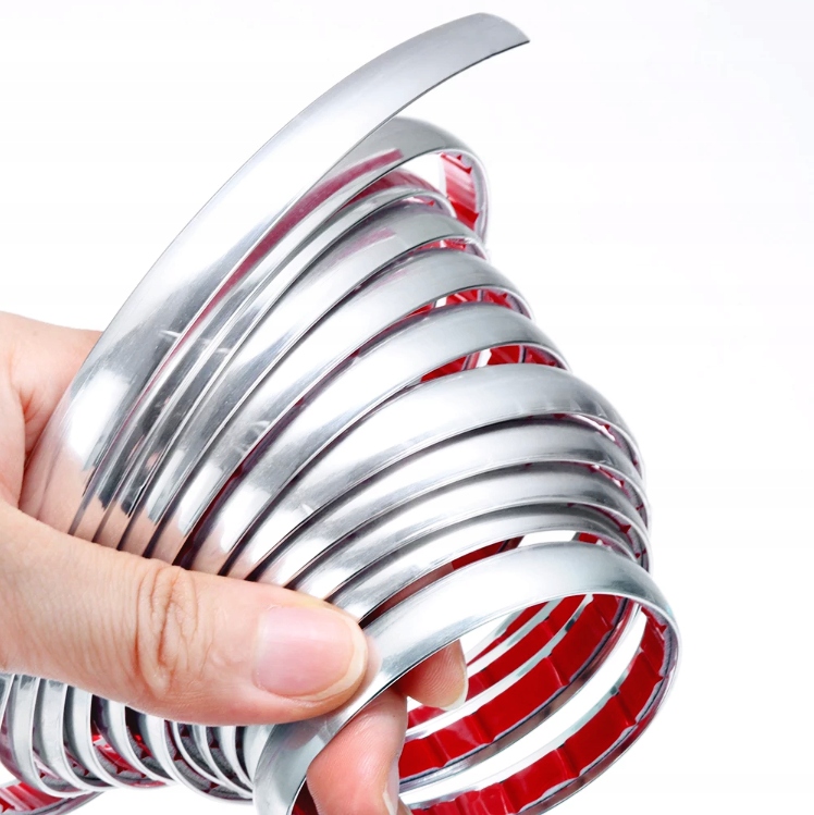 LISTWY LISTWA BOCZNA CHROM OZDOBNA 17mmx5m