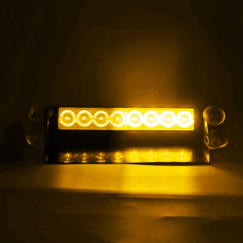 STROBOSKOPY POMARAŃCZOWE LAMPY OSTRZEGAWCZE NA SZYBĘ STROBOSKOP PRZYSSAWKA