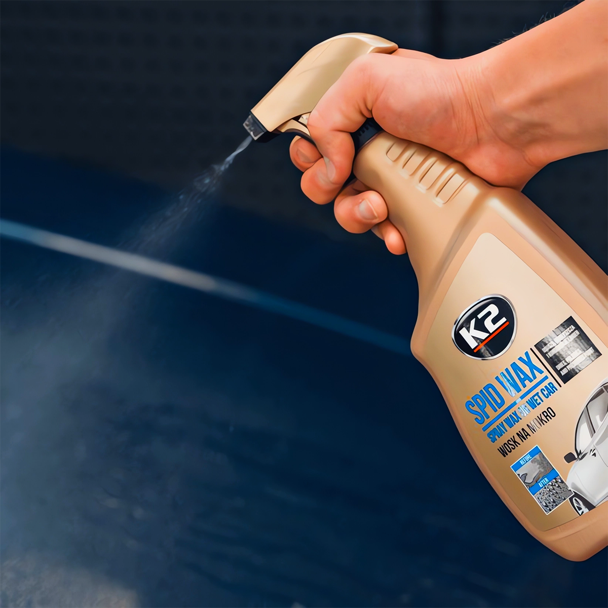 2x Spid Wax Wosk Na Mokro Do Lakieru Nabłyszczający 3x Mikrofibra Rękawiczk