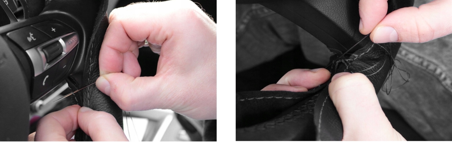 POKROWIEC NA KIEROWNICE NAKŁADKA SKÓRA DO OBSZYCIA